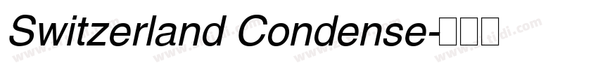 Switzerland Condense字体转换